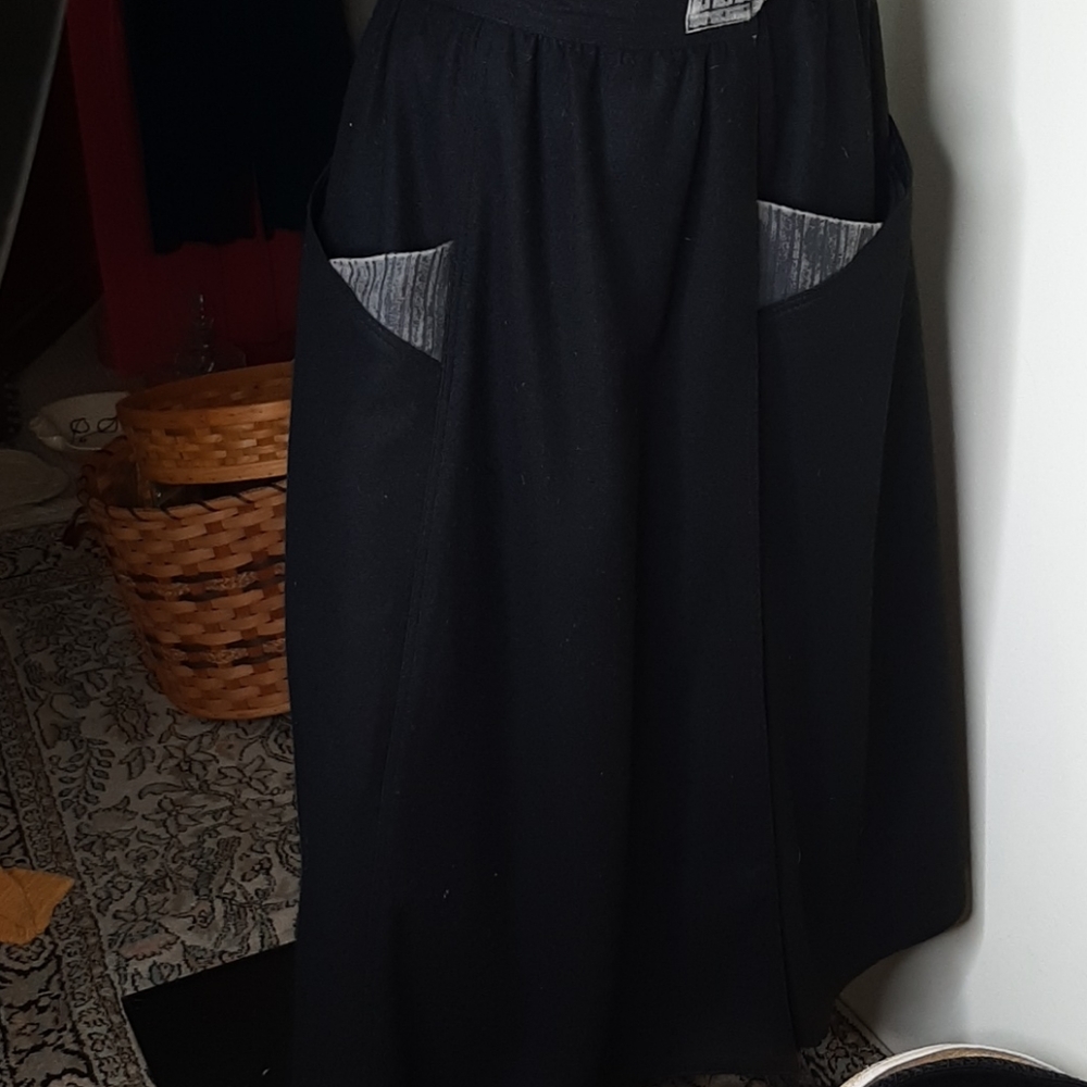 Vintage Steinman Wool Blend Wrap skirt - Girls Size 12/14